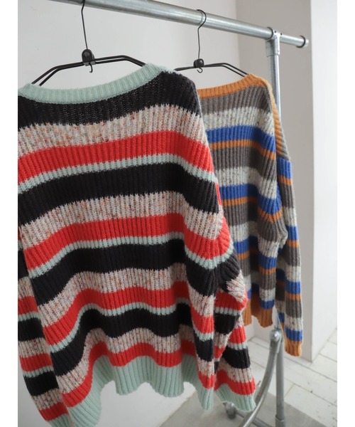 両畦マルチボーダー ボートネックP/O | NOMBRE IMPAIR