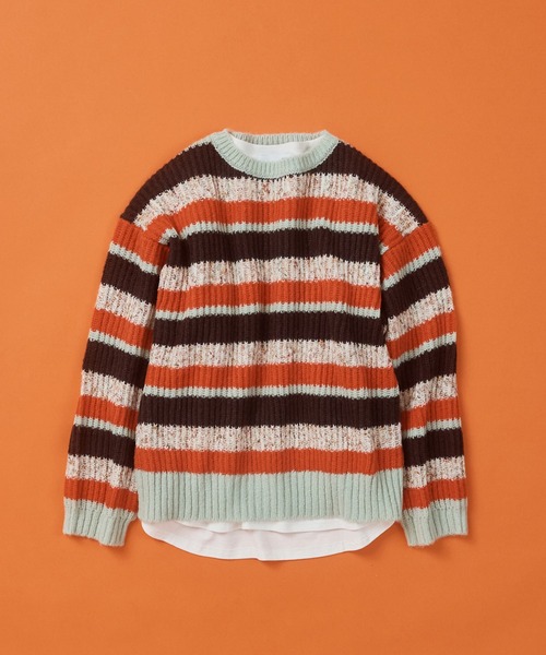 両畦マルチボーダー ボートネックP/O | NOMBRE IMPAIR