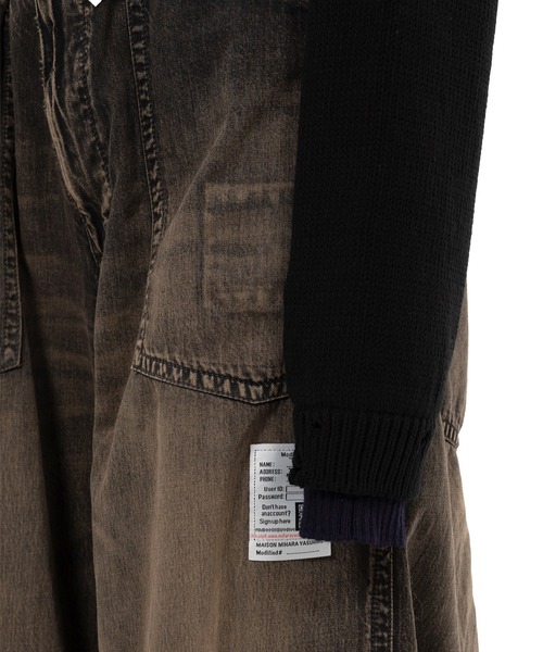 Maison MIHARA YASUHIRO（メゾンミハラヤスヒロ）の「Triple Layered Cropped Knit Sweater（ニット/セーター・レディース・グレー・36）」の8枚目の写真