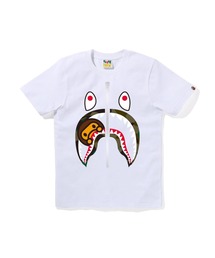 A BATHING APE アベイシングエイプ 半袖 Tシャツ 新品同様 サイズ:XS  ホワイト  レディース  トップス カモフラ アベイシングエイプ A BATHING APE 長袖 Tシャツ カットソー