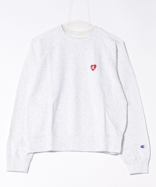 Champion(チャンピオン)の「CHAMPION/チャンピオン スウェット ラグラン トレーナー CW-C002(スウェット・レディース・ライトブルー/ピンク/ホワイト・L/M)」の14枚目の写真