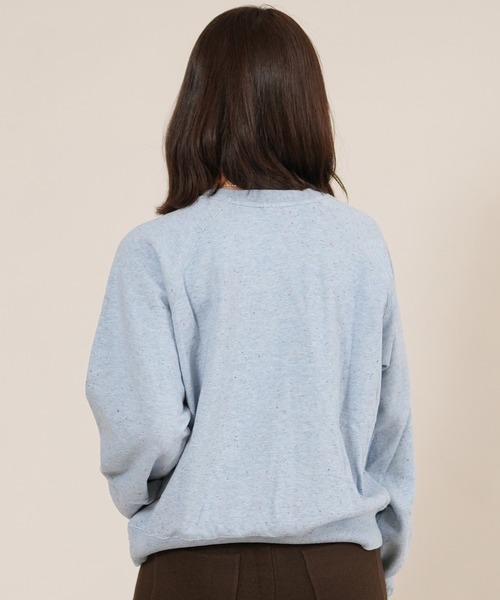 Champion(チャンピオン)の「CHAMPION/チャンピオン スウェット ラグラン トレーナー CW-C002(スウェット・レディース・ライトブルー/ピンク/ホワイト・L/M)」の6枚目の写真