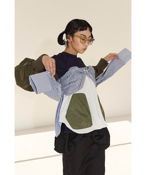 セール】MA-1 DOCKING BUSTIER SH（シャツ/ブラウス）｜OMMO（オーエム