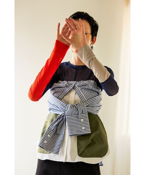 セール】MA-1 DOCKING BUSTIER SH（シャツ/ブラウス）｜OMMO（オーエム