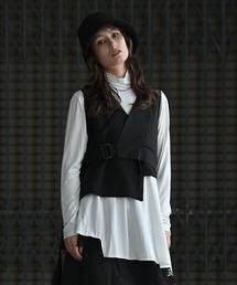 funda mine（ファンダマイン）の「異素材ベスト（ベスト）」