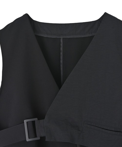 funda mine（ファンダマイン）の「異素材ベスト（ベスト・レディース・ブラック・FREE）」の21枚目の写真