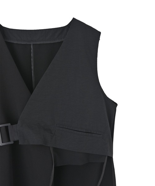 funda mine（ファンダマイン）の「異素材ベスト（ベスト・レディース・ブラック・FREE）」の13枚目の写真