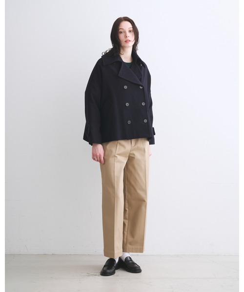 Traditional Weatherwear(トラディショナルウェザーウェア)の「MALTON PEA COAT(ピーコート・レディース・ブラック/ネイビー・34/32)」の3枚目の写真