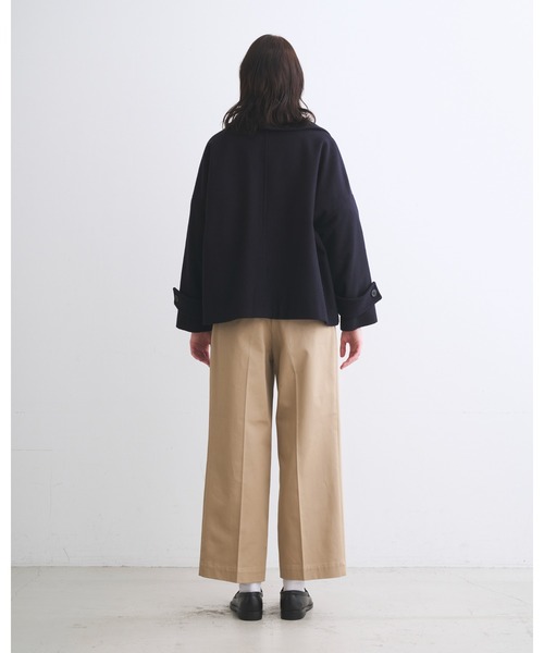 Traditional Weatherwear(トラディショナルウェザーウェア)の「MALTON PEA COAT(ピーコート・レディース・ブラック/ネイビー・34/32)」の5枚目の写真