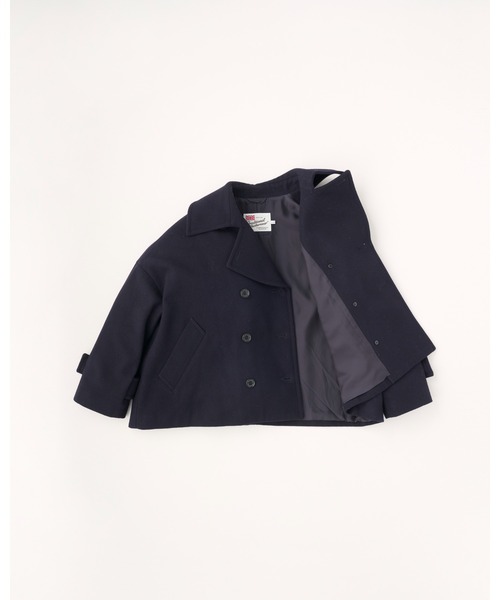 Traditional Weatherwear(トラディショナルウェザーウェア)の「MALTON PEA COAT(ピーコート・レディース・ブラック/ネイビー・34/32)」の7枚目の写真