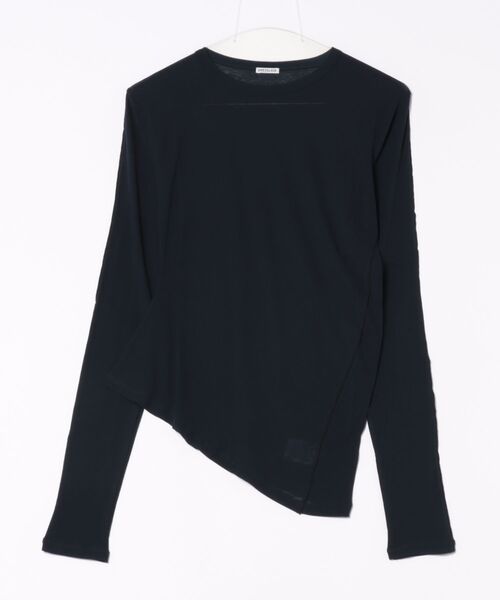 DRESSLAVE（ドレスレイブ）の「sheer curve pull(シアーカーブプルオーバー)（Tシャツ/カットソー・レディース・ホワイト/ネイビー・38）」の17枚目の写真