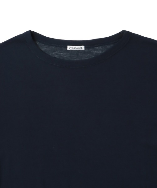 DRESSLAVE（ドレスレイブ）の「sheer curve pull(シアーカーブプルオーバー)（Tシャツ/カットソー・レディース・ホワイト/ネイビー・38）」の13枚目の写真