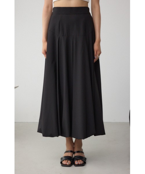 AZUL by moussy(アズールバイマウジー)の「【身長/骨格別着用画像あり】ボリュームバルーンスカート 春服 秋服 無地 ボタニカル柄 ロングスカート デザインスカート(スカート・レディース・ブラック/ホワイト系その他/グレー/ブラック系その他/ブラウン/マルチ・SMALL/MEDIUM)」の18枚目の写真