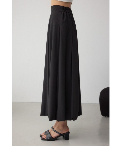 AZUL by moussy(アズールバイマウジー)の「【身長/骨格別着用画像あり】ボリュームバルーンスカート 春服 秋服 無地 ボタニカル柄 ロングスカート デザインスカート(スカート・レディース・ブラック/ホワイト系その他/グレー/ブラック系その他/ブラウン/マルチ・SMALL/MEDIUM)」の19枚目の写真