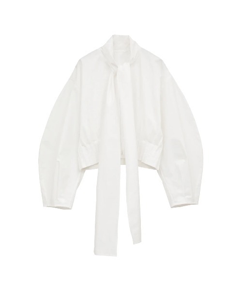 CLANE（クラネ）の「CLANE/クラネ/RIBBON ZIP SHIRTS（シャツ/ブラウス