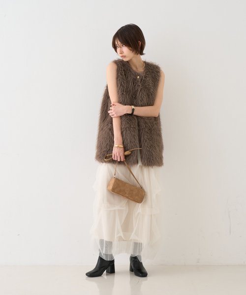 一部店舗限定】チュールフォルムスカート（スカート）｜EMMA ROUGE VIF