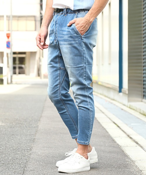 LUXSTYLE(ラグスタイル)の「クライミングジョグデニムパンツ(デニムパンツ・メンズ・ブルー/インディゴブルー・L/XL/M)」の18枚目の写真