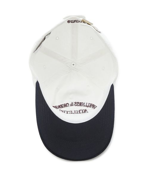 emmi（エミ）の「エンブロイダリーキャップ（キャップ・レディース・ホワイト/ボルドー/ネイビー・F）」の17枚目の写真