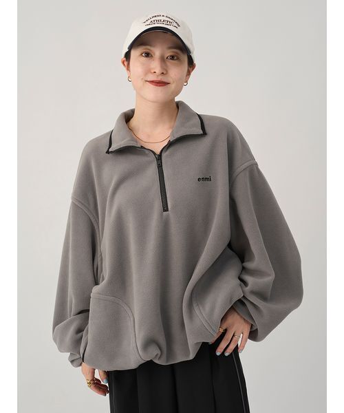 emmi（エミ）の「エンブロイダリーキャップ（キャップ・レディース・ホワイト/ボルドー/ネイビー・F）」の22枚目の写真