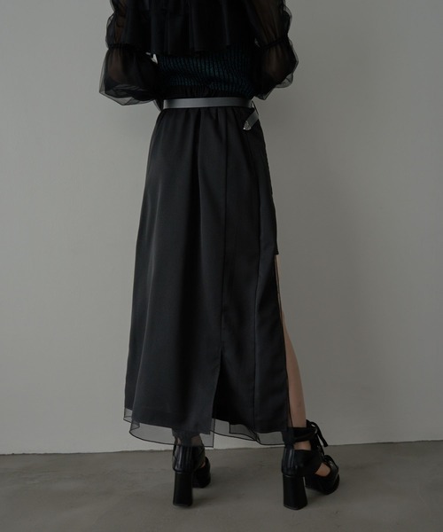 NARROW STYLE/WEB・一部店舗限定】シアースリットナロースカート