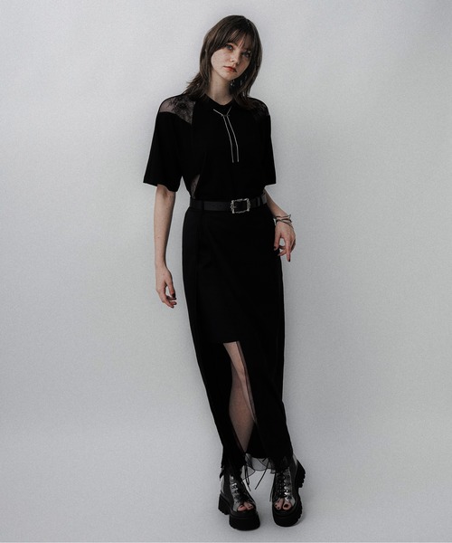NARROW STYLE/WEB・一部店舗限定】シアースリットナロースカート