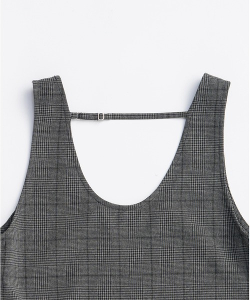 PRANK PROJECT（プランクプロジェクト）の「フリルヘムチュニック / Ruffled Hem Tunic（チュニック・レディース・グレー/ブラック・FREE）」の16枚目の写真