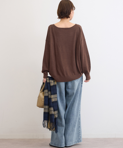 JOURNAL STANDARD relume（ジャーナルスタンダード　レリューム）の「《追加2》C/R デニムワイドギャザー（デニムパンツ・レディース・チャコールグレー/ブルー・36/38）」の15枚目の写真