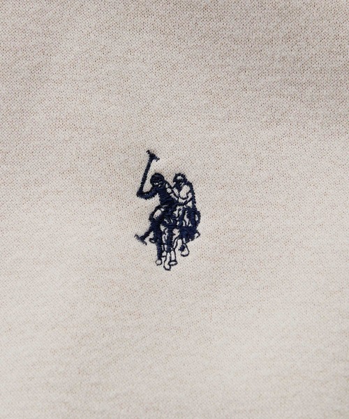 U.S. POLO ASSN.(ユーエスポロアッスン)の「GeeRA別注【U.S.POLO ASSN.】ユーエスポロアッスン 表ピーチラインVネックワンポイント刺繍スウェット(スウェット・レディース・ネイビー/スミクロ/アイボリー・MEDIUM/LARGE)」の16枚目の写真