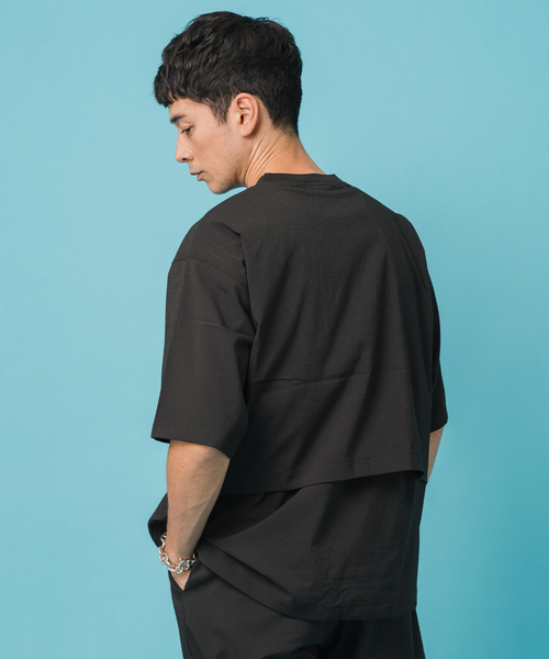 EDIFICE(エディフィス)の「テック ドライ メッシュ プルオーバー(Tシャツ/カットソー・メンズ・ライトグレー/ブラック・SMALL/MEDIUM/LARGE)」の10枚目の写真