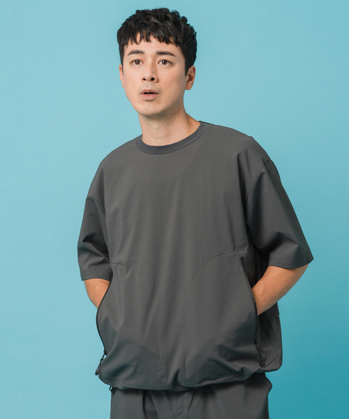 EDIFICE(エディフィス)の「テック ドライ メッシュ プルオーバー(Tシャツ/カットソー・メンズ・ライトグレー/ブラック・SMALL/MEDIUM/LARGE)」の21枚目の写真