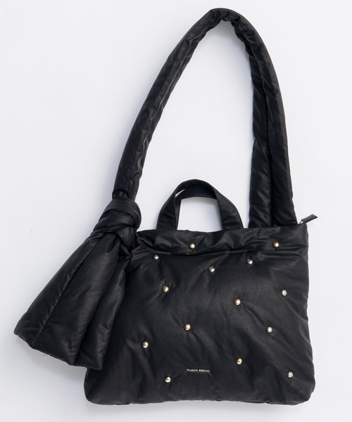 セール】Studs Double Knot Tote Bag/スタッズダブルノットトート