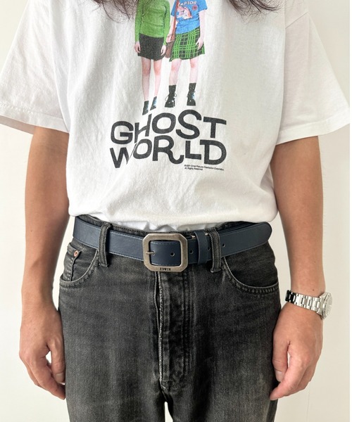 EDWIN(エドウィン)の「EDWIN/エドウィン 35mm ギャリソンベルト/スクエア/PU(ベルト・メンズ・ダークブラウン/ブラウン/ホワイト/ネイビー/ブラック・FREE)」の15枚目の写真