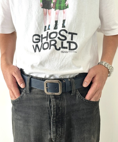 EDWIN(エドウィン)の「EDWIN/エドウィン 35mm ギャリソンベルト/スクエア/PU(ベルト・メンズ・ダークブラウン/ブラウン/ホワイト/ネイビー/ブラック・FREE)」の14枚目の写真