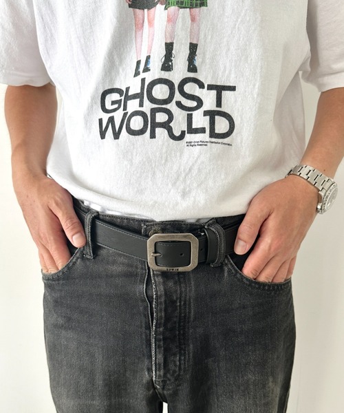 EDWIN(エドウィン)の「EDWIN/エドウィン 35mm ギャリソンベルト/スクエア/PU(ベルト・メンズ・ダークブラウン/ブラウン/ホワイト/ネイビー/ブラック・FREE)」の9枚目の写真