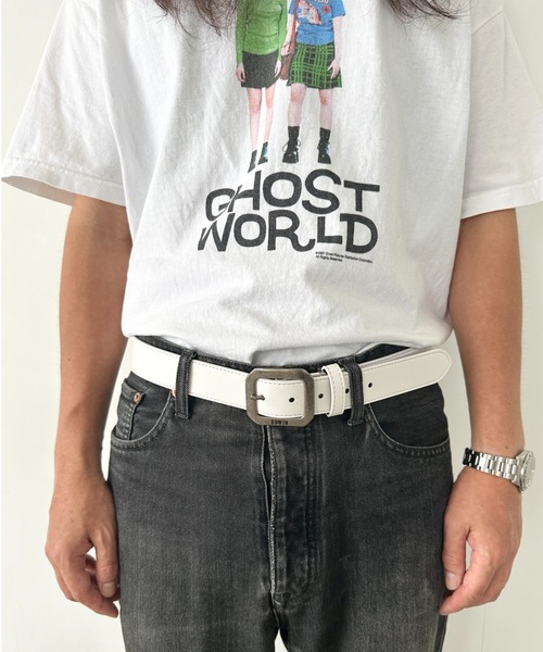 EDWIN(エドウィン)の「EDWIN/エドウィン 35mm ギャリソンベルト/スクエア/PU(ベルト・メンズ・ダークブラウン/ブラウン/ホワイト/ネイビー/ブラック・FREE)」の20枚目の写真