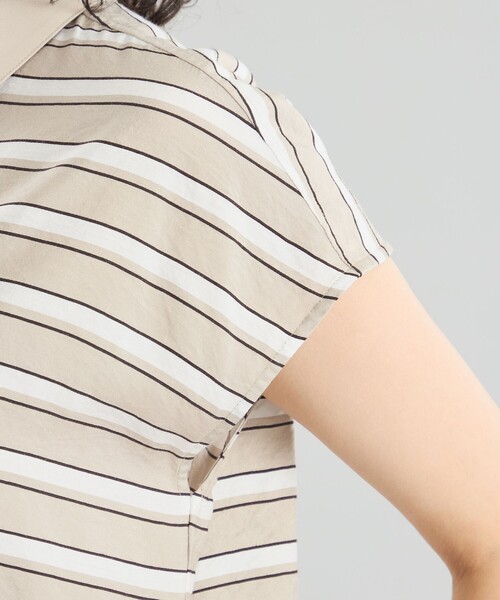 MACKINTOSH PHILOSOPHY(マッキントッシュ フィロソフィー)の「GREY LABEL マルチボーダーワンピース(ワンピース・レディース・ベージュ/オフホワイト・1/2)」の8枚目の写真