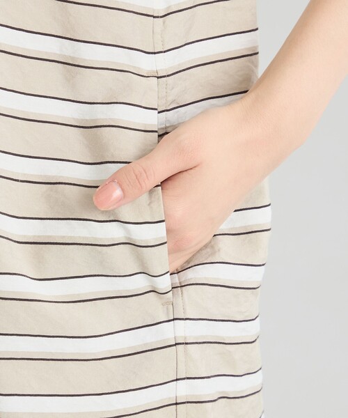 MACKINTOSH PHILOSOPHY(マッキントッシュ フィロソフィー)の「GREY LABEL マルチボーダーワンピース(ワンピース・レディース・ベージュ/オフホワイト・1/2)」の9枚目の写真