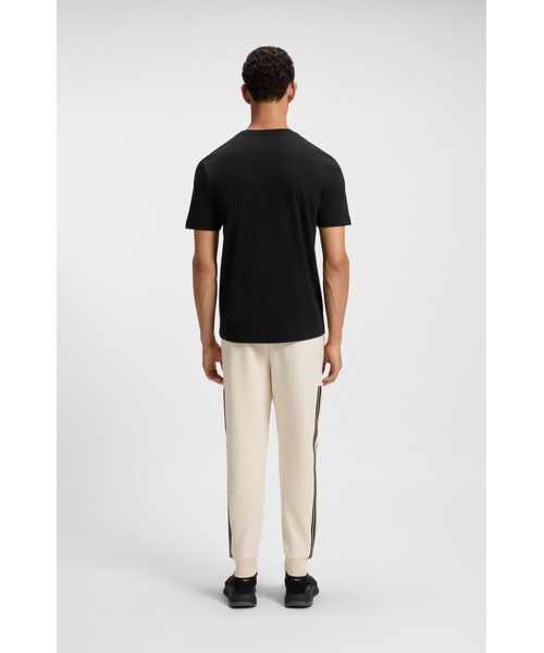 BOSS(ボス)の「ピマコットン Tシャツ グロスロゴ(Tシャツ/カットソー・メンズ・ブラック・L/M/S/XL/XXL/XS)」の4枚目の写真