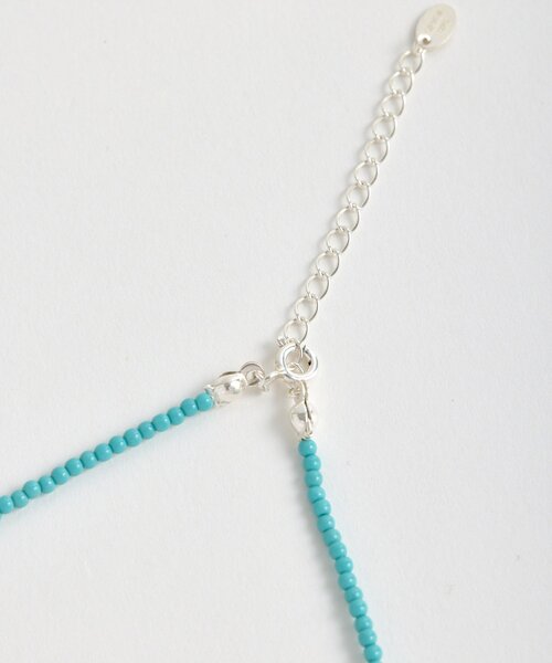 RIVE DROITE（リヴドロワ）の「【華やかな印象に】カラービーズアクセントチョーカー（ネックレス・レディース・ブルー・FREE）」の4枚目の写真