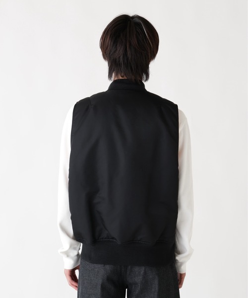 Alpha Industries(アルファインダストリーズ)の「【25FW新作商品】Alpha Industries/アルファインダストリーズ/MA-1 VEST(MA-1・メンズ・ブラック・X-LARGE/LARGE/MEDIUM/SMALL)」の8枚目の写真