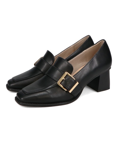 ORiental TRaffic（オリエンタルトラフィック）の「ベルトデザイン ヒール ローファー /51315（パンプス・レディース・ブラウン/キャメル/ブラック・34/35/36/37/38/39/40/41/42/33/43）」の5枚目の写真