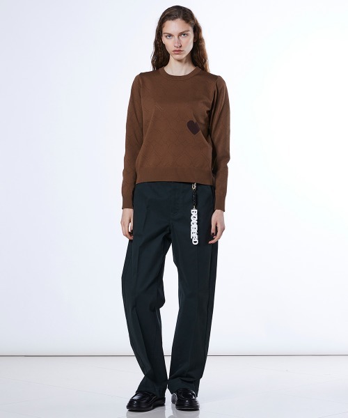 ハートプルオーバーニット（ニット/セーター）｜DOUBLE STANDARD