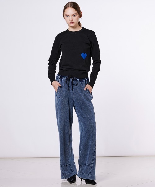 ハートプルオーバーニット（ニット/セーター）｜DOUBLE STANDARD