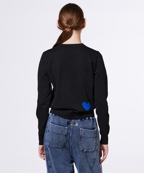 ハートプルオーバーニット（ニット/セーター）｜DOUBLE STANDARD