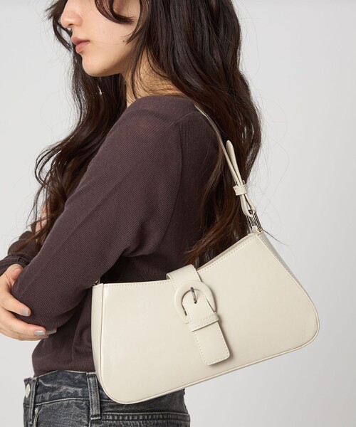 2WAY フロントバックル ショルダーバッグ / ハンドバッグ（ショルダー