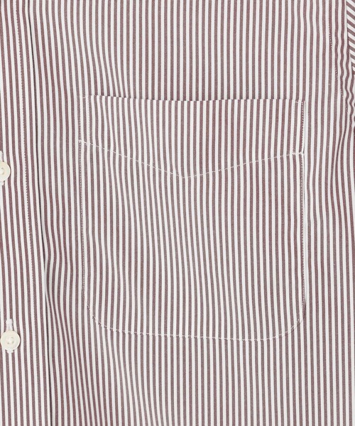 J.PRESS(ジェイプレス)の「【PREMIUM PLEATS / 形態安定】ロンドンストライプ ドレスシャツ / B.D.(ビジネスシャツ・メンズ・ネイビー系1/ワイン系1・首回り43cm-裄丈86cm/首回り42cm-裄丈86cm/首回り41cm-裄丈85cm/首回り40cm-裄丈85cm/首回り39cm-裄丈84cm/首回り38cm-裄丈84cm/首回り37cm-裄丈82cm)」の6枚目の写真