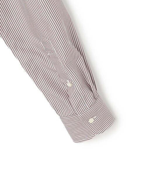 J.PRESS(ジェイプレス)の「【PREMIUM PLEATS / 形態安定】ロンドンストライプ ドレスシャツ / B.D.(ビジネスシャツ・メンズ・ネイビー系1/ワイン系1・首回り43cm-裄丈86cm/首回り42cm-裄丈86cm/首回り41cm-裄丈85cm/首回り40cm-裄丈85cm/首回り39cm-裄丈84cm/首回り38cm-裄丈84cm/首回り37cm-裄丈82cm)」の7枚目の写真