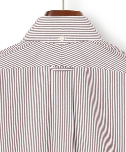 J.PRESS(ジェイプレス)の「【PREMIUM PLEATS / 形態安定】ロンドンストライプ ドレスシャツ / B.D.(ビジネスシャツ・メンズ・ネイビー系1/ワイン系1・首回り43cm-裄丈86cm/首回り42cm-裄丈86cm/首回り41cm-裄丈85cm/首回り40cm-裄丈85cm/首回り39cm-裄丈84cm/首回り38cm-裄丈84cm/首回り37cm-裄丈82cm)」の9枚目の写真