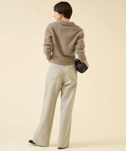 martinique（マルティニーク）の「FOXファースキッパー（一部WEB限定カラー）（ニット/セーター・レディース・チャコールグレー/ブラウン/サックスブルー/ブラウン系その他・FREE）」の14枚目の写真