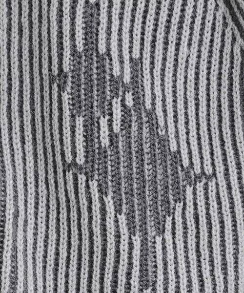 tk.TAKEO KIKUCHI（ティーケータケオキクチ）の「プレーティングブライトモチーフジップパーカー（ニット/セーター・メンズ・ベビーピンク/ブラック/ライトグレー・02/03）」の12枚目の写真